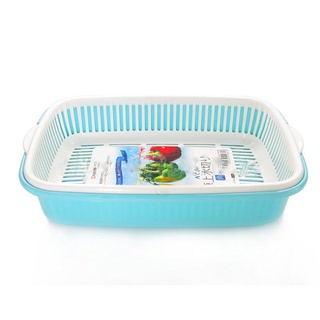 [Nhật Nội Địa]Rổ Nhựa / Rá Đựng Rau Củ Quả 2 Ngăn