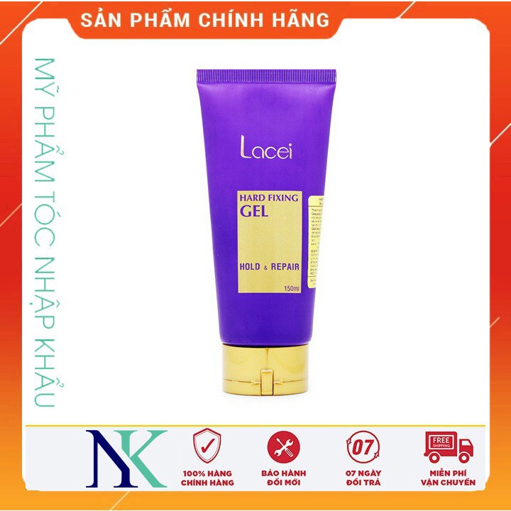 GEL TẠO KIỂU TÓC LACEI HARD FIXING HOLD &amp; REPAIR 150ML