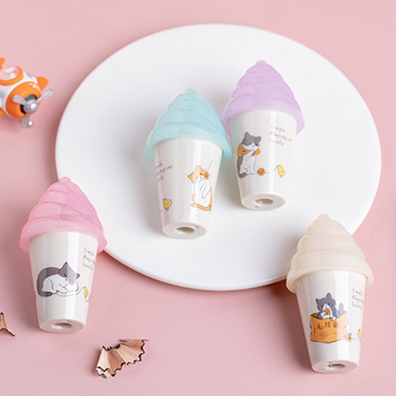 Gọt Bút Chì 6-8mm Hình Cây Kem Hoạt Hình