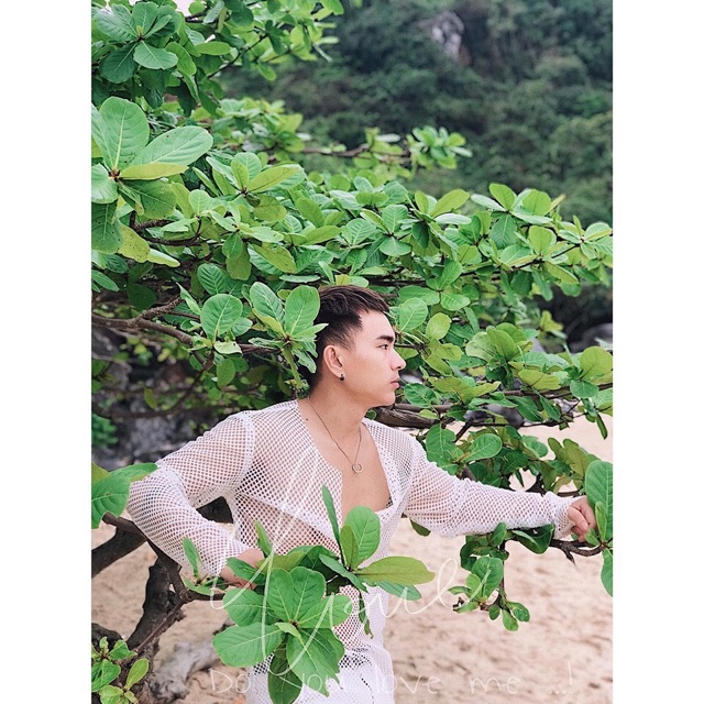 Áo lưới đi biển cho nam