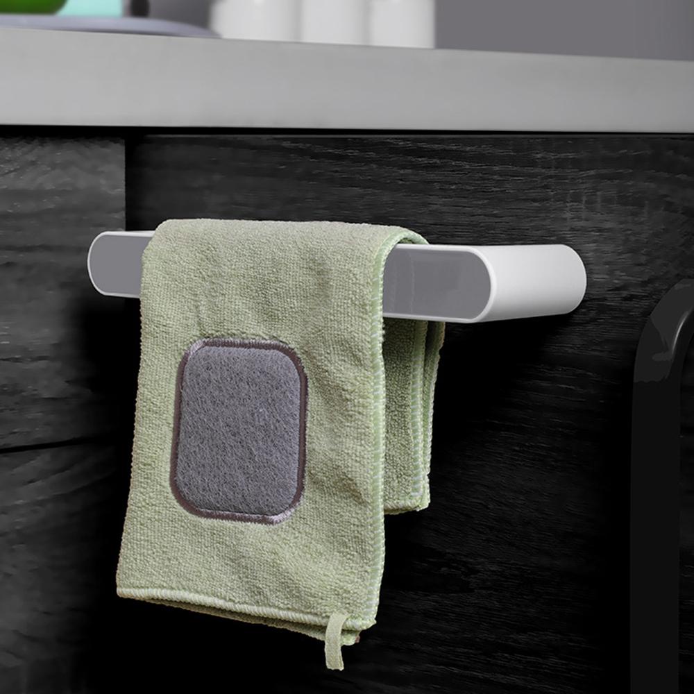 Giá Đỡ Cuộn Khăn Giấy Tự Dính Không Đục Lỗ Sắp Xếp Gọn Gàng Cho Nhà Bếp Nhà Tắm