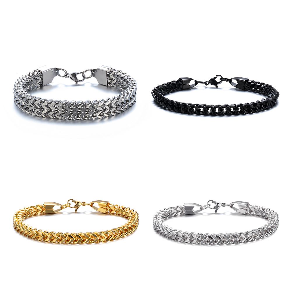 Dây Chuyền Rắn Mới KAREN|Vòng Tay Inox Màu Đen Cá Tính|Vòng Tay Dây Xích Màu Sắc Cá Tính Cho Nam