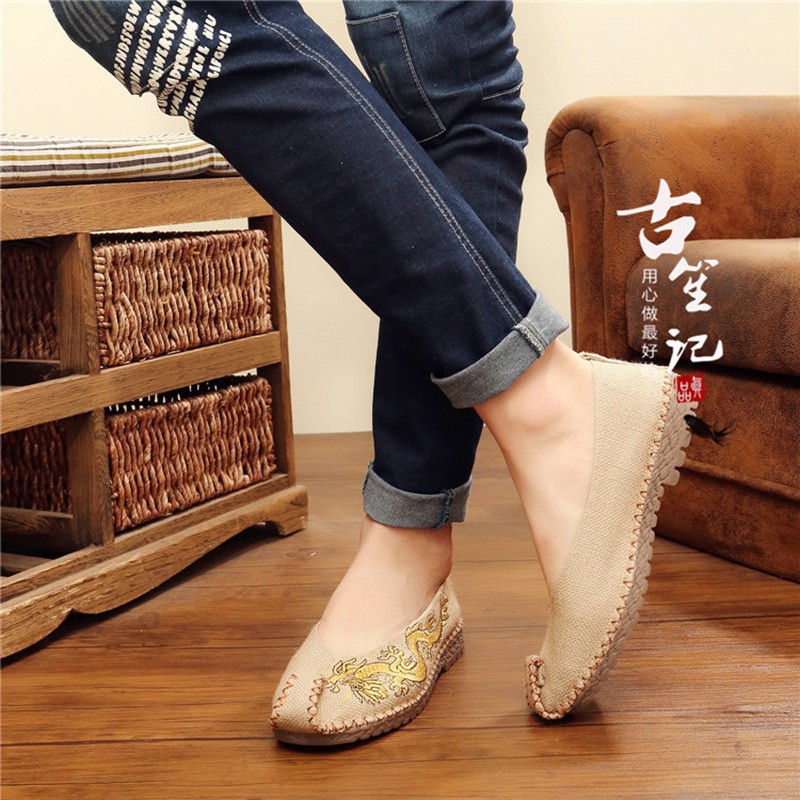 GIẦY VẢI NAM THÊU HÌNH (mẫu mới nam 2018) | BigBuy360 - bigbuy360.vn