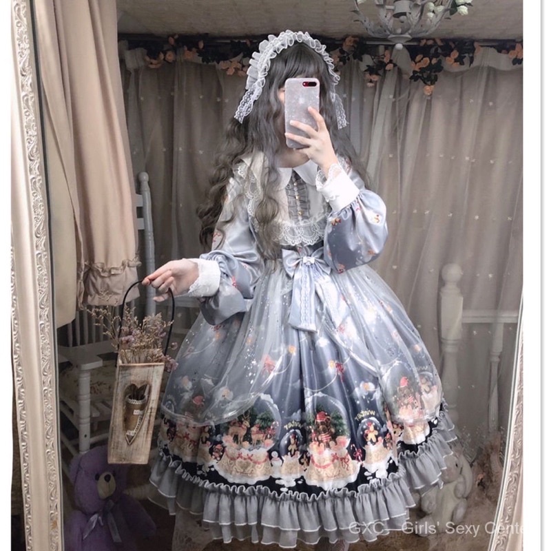 Váy/ Đầm Lolita Công Chúa Nhỏ - Kèm ảnh thật ở cuối, váy đầm công chúa,dự tiệc, tiểu thư, nàng thơ, sang chảnh