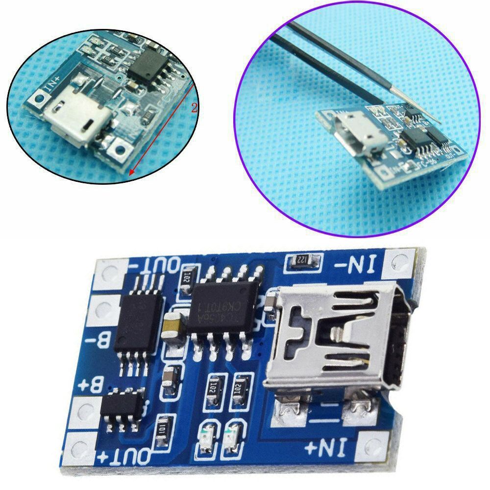 Bảng Mạch Sạc Pin Li-Ion Lipo Micro Usb Pcb Bms Hai Trong Một 3 Pin 5v 1a 2a Tp4056 3.7v Lithium / Nhiều Màu | WebRaoVat - webraovat.net.vn