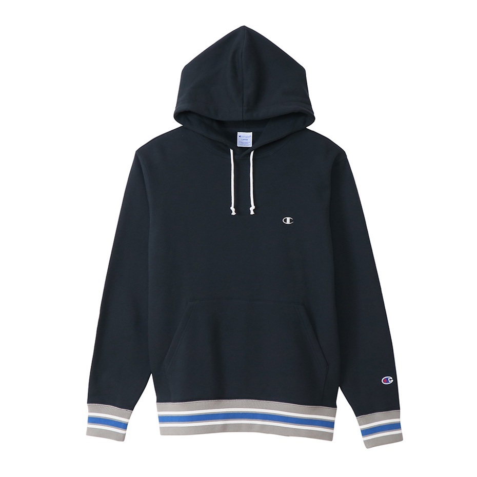 Áo Hoodies Nam Champion JP Hooded Sweatshirt Màu Navy CMPC3T101NVY