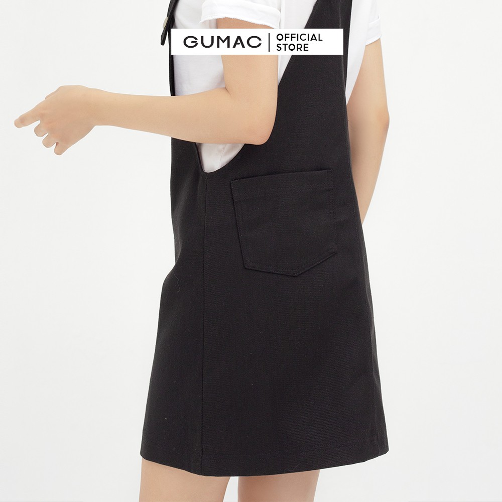 [Mã WABRG208 giảm 10% tối đa 50k đơn từ 250k] Yếm kaki sớ jean phối túi GUMAC nhiều màu cá tính DB445 | BigBuy360 - bigbuy360.vn