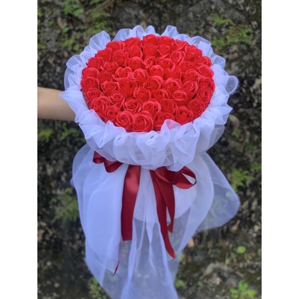 BÓ 50 BÔNG HOA SÁP THƠM HÀN QUỐC