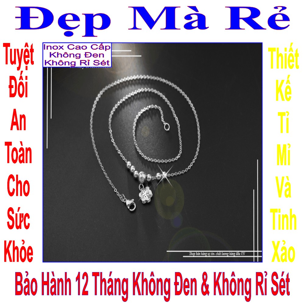 Dây chuyền màu vàng cho em bé mặt hoa mai - An toàn cho trẻ - Cam kết 1 đổi 1 nếu hoen , gỉ sét