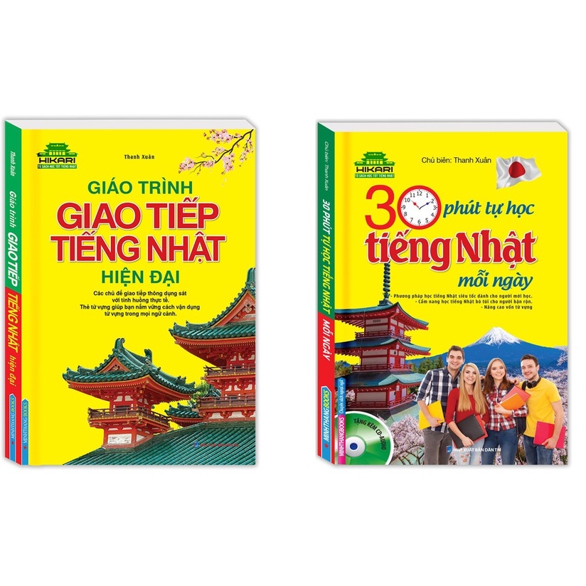 Sách-Combo2c-Giáo trình tiếng nhật hiện đại+30 phút tự học tiếng nhật mỗi ngày mt