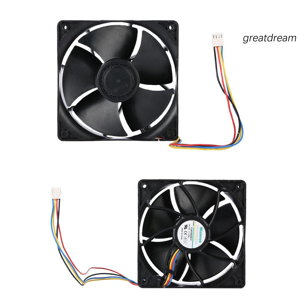 Quạt Tản Nhiệt Kép 4Pin NBP / V12E12BS1B5-07 1.85A 6000RPM