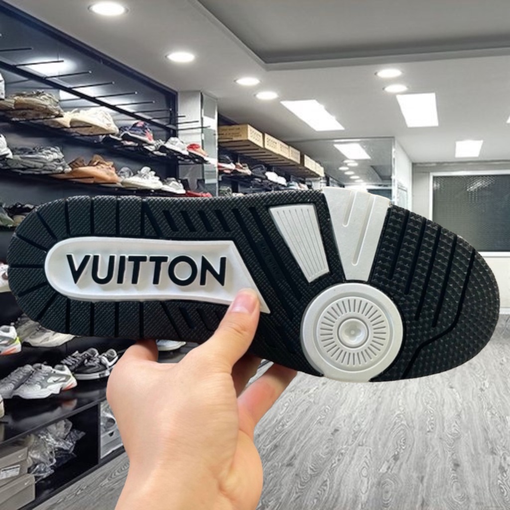 Giày Thể Thao LV Trainer White Black White Đen Trắng Cực Phong Cách Cho Cả Nam Và Nữ  Full bill box 1.1 - Yabi_boutique