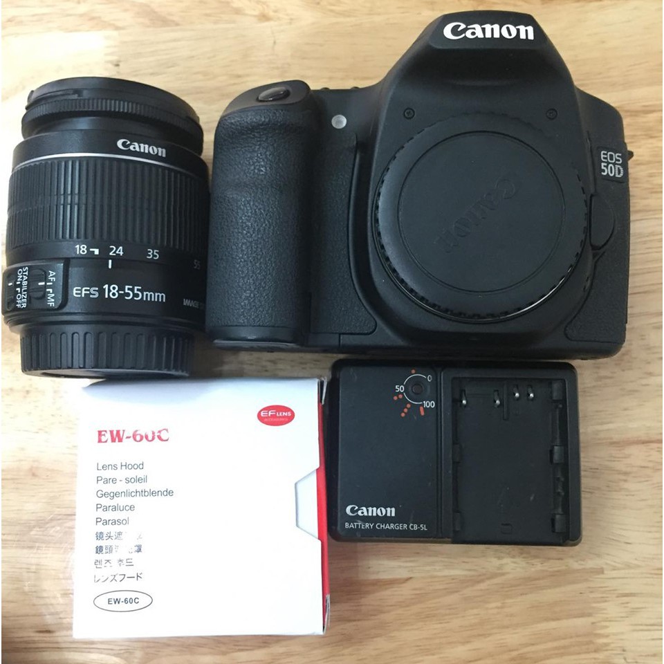 Máy ảnh canon 50D Japan kèm kit 18-55mm is2 rất mới