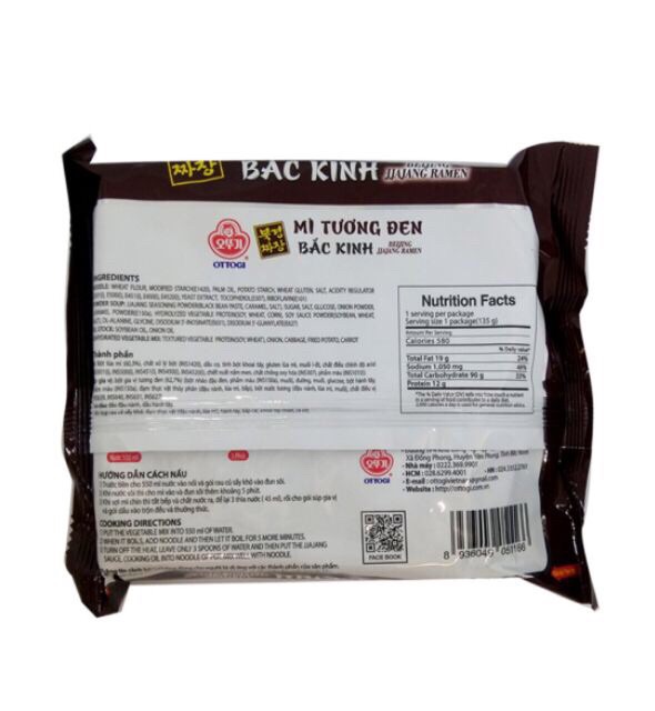 Mì tương đen bắc kinh mini 83g/gói