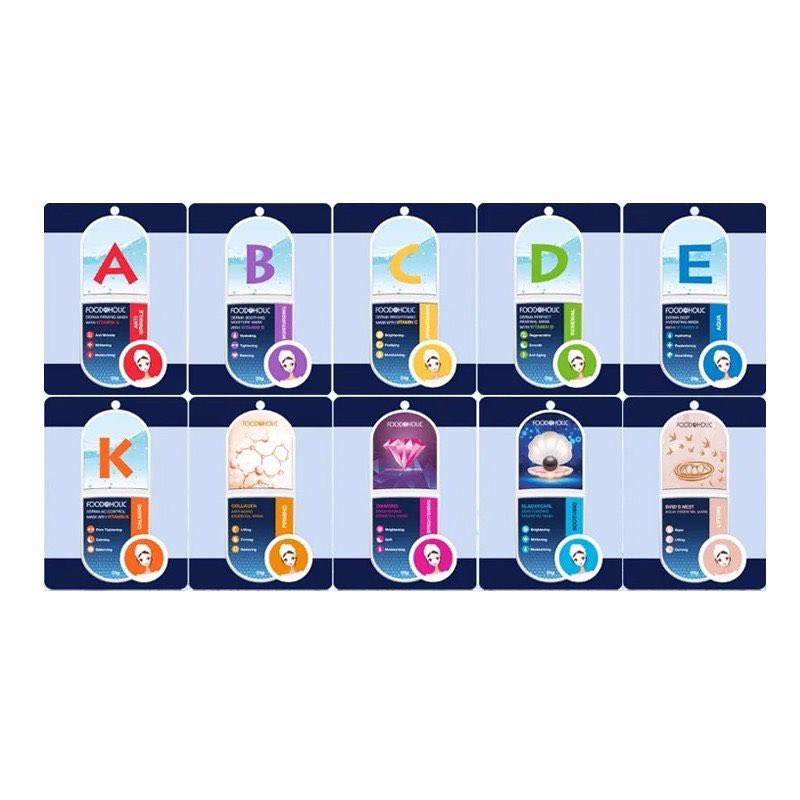 Mặt Nạ Giấy Chăm Sóc Da Foodaholic Essential Mask