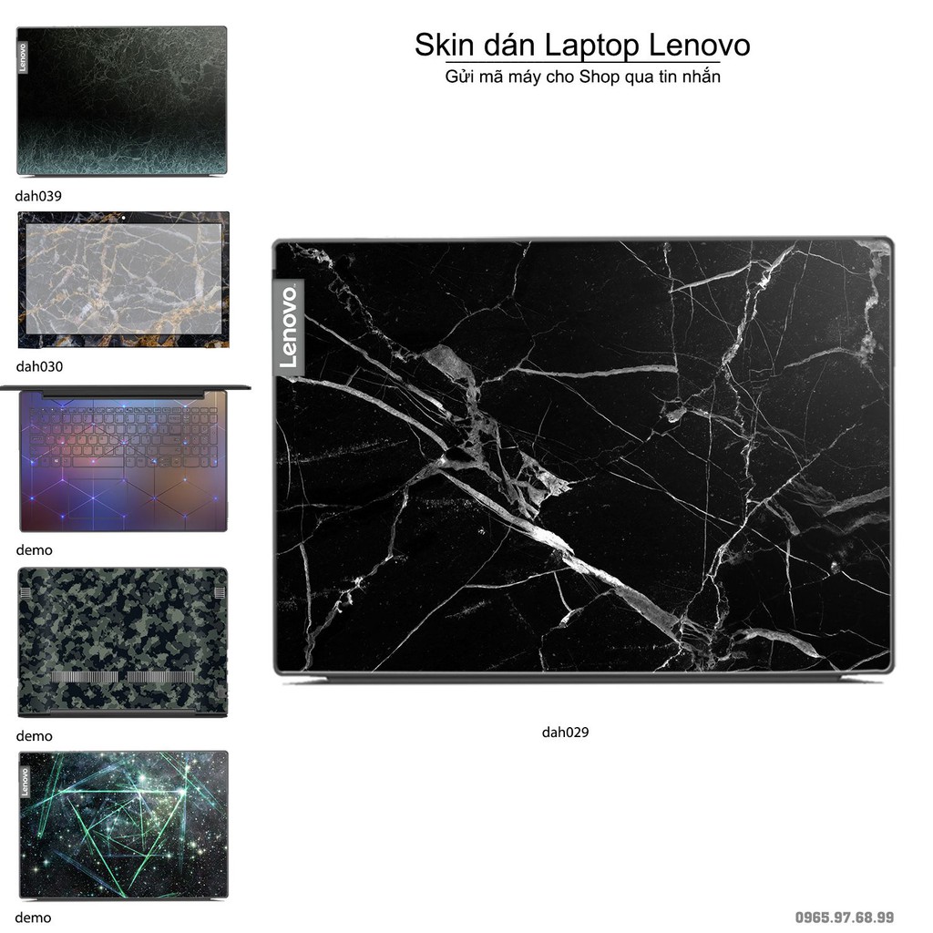 Skin dán Laptop Lenovo in hình vân đá _nhiều mẫu 3 (inbox mã máy cho Shop)