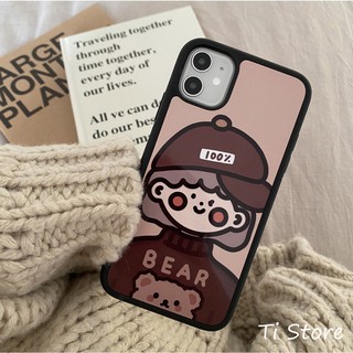 Ốp Lưng Girl Bear 3 iP [ TI STORE ]