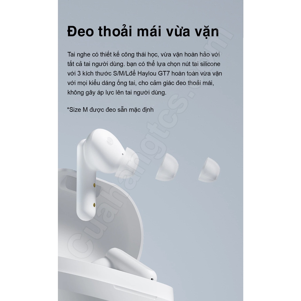 Tai nghe nhét tai Bluetooth True Wireless Haylou GT7