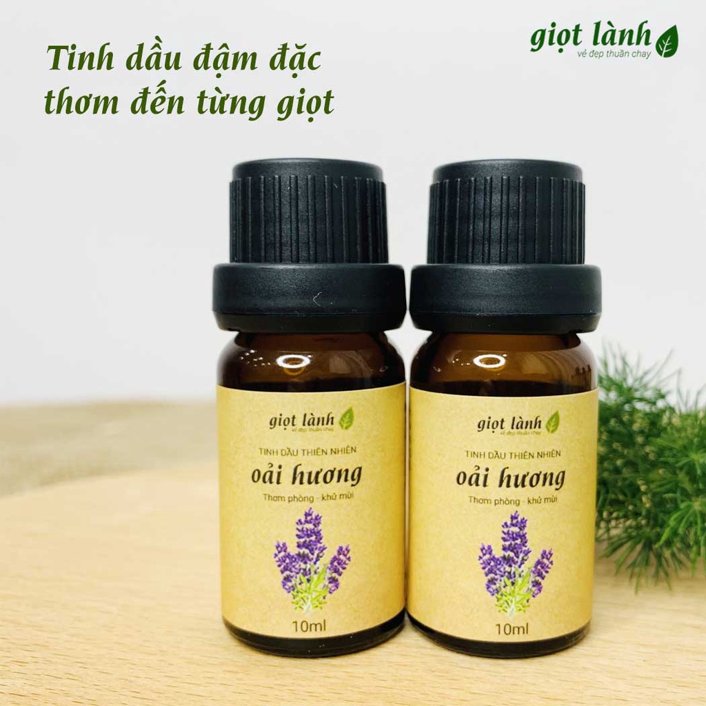 Tinh dầu Oải Hương (Lavender) nguyên chất - Thơm phòng, xông nhà Giọt Lành 10ml - 50ml