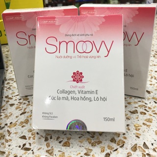 DUNG DỊCH VỆ SINH PHỤ NỮ SMOOVY 150ML