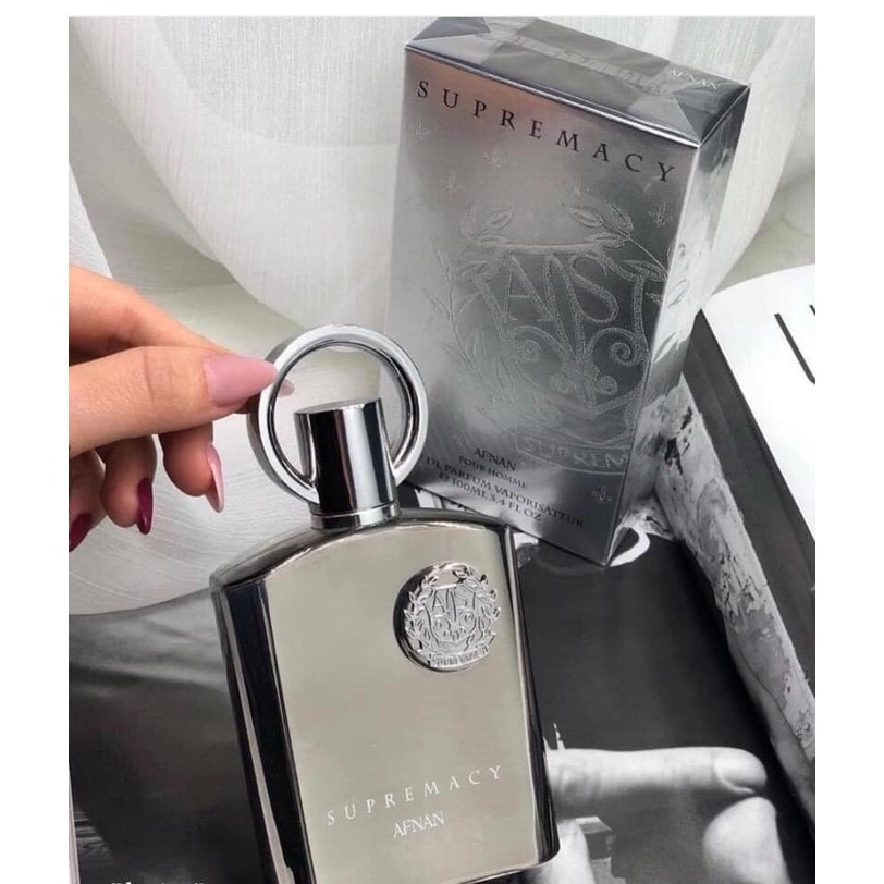 Nước hoa nam Afnan Supremacy Silver EDP thơm lâu 5ml/ 10ml/ 20ml Nam tính tinh tế HD Perfume