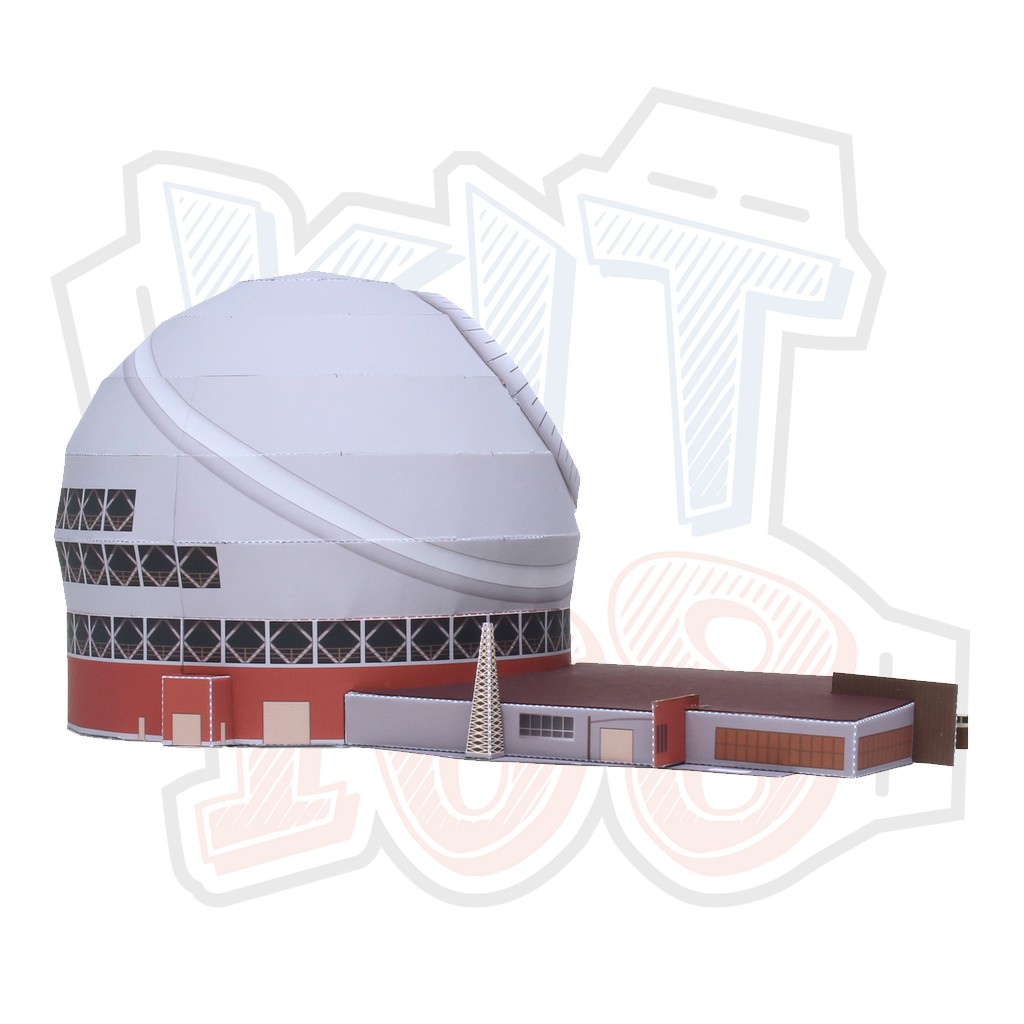 Mô hình giấy kiến trúc Kính thiên văn 30m Thirty Meter Telescope (TMT)