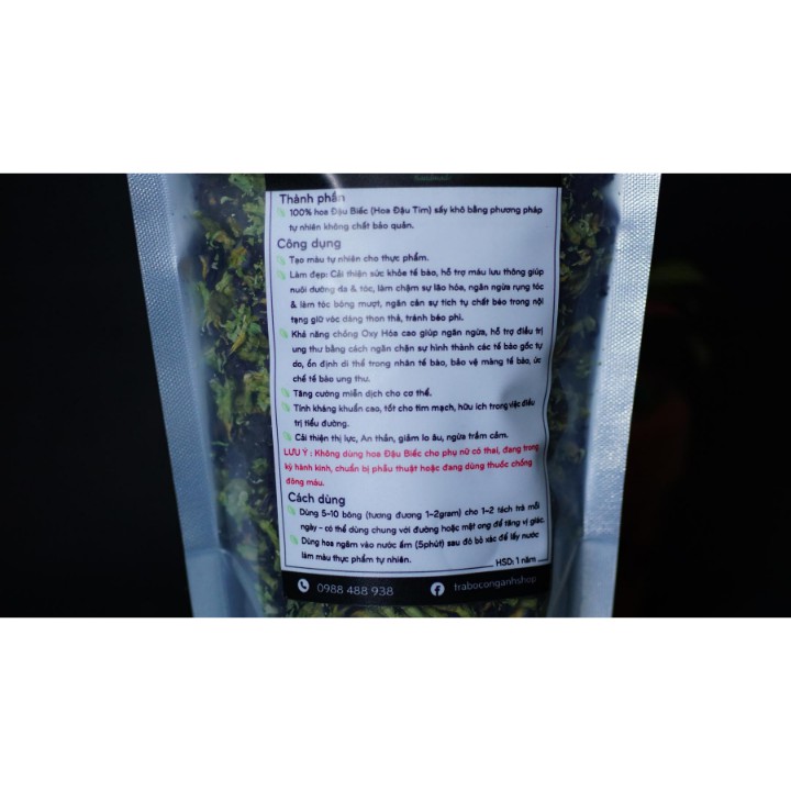 Trà hoa đậu biếc loại ngon 100g,50g | BigBuy360 - bigbuy360.vn