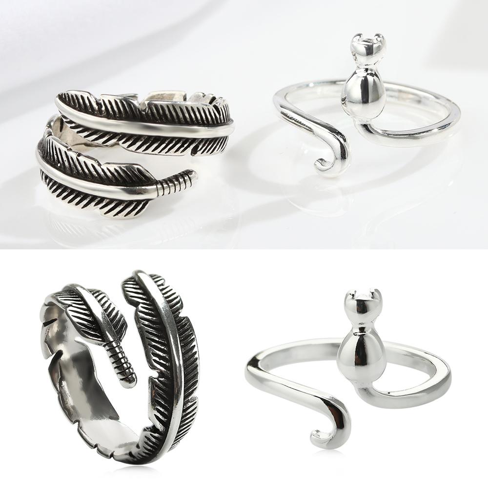 ORIENTLII Nhẫn Kim Loại Hỗ Trợ Đan Len