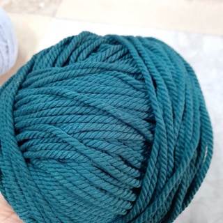 200g- dây thừng đan macrame sợi xoắn -size 5mm. (Bảng 40 màu)