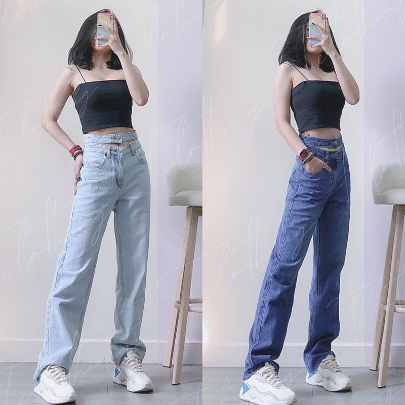 Quần ống suông 2 lưng [ẢNH CHÍNH CHỦ]