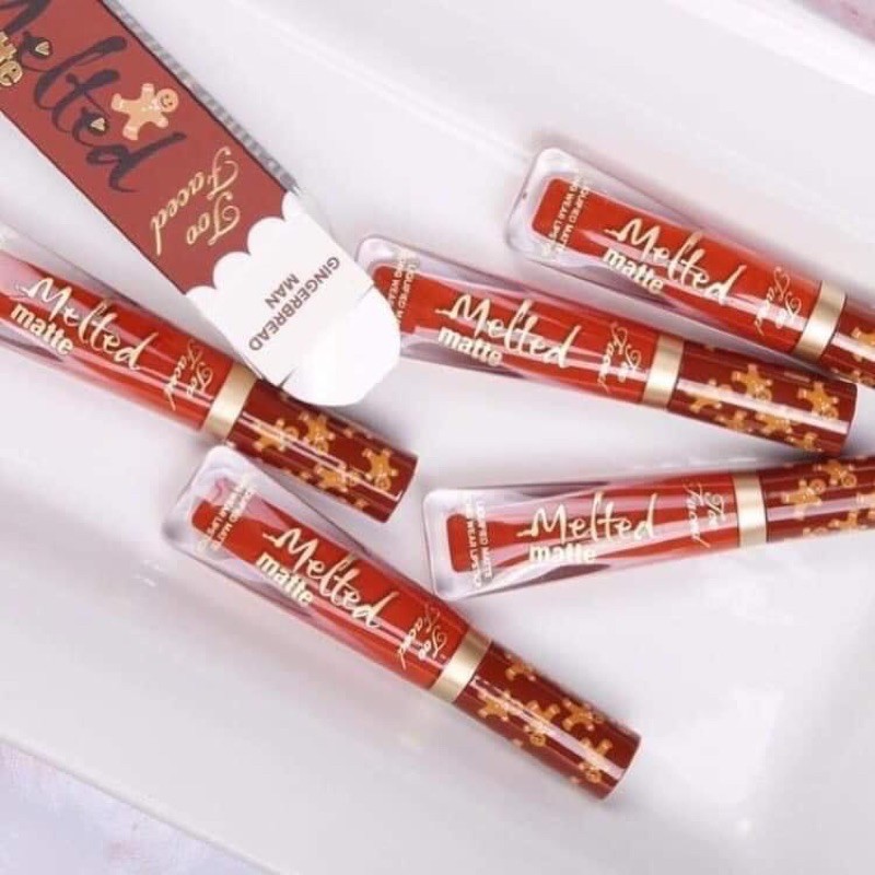 Son TOOFACED GINGERBREAD MAN màu cam cháy siêu đẹp