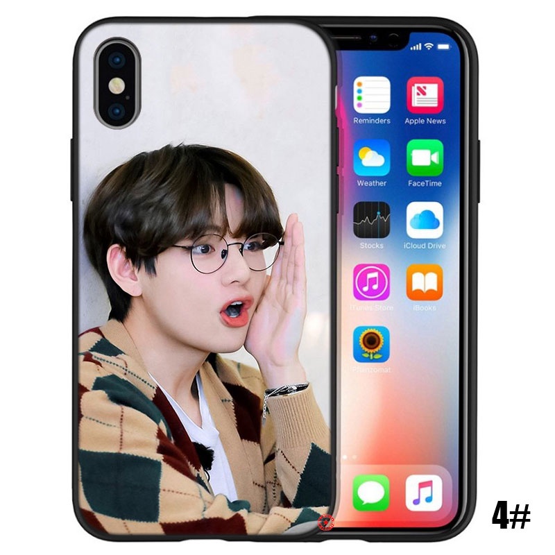 Ốp điện thoại silicon mềm hình Kim Taehyung V SFI53 cho iPhone XS Max XR 10 X 5 5s 6 6s 7 8 Plus