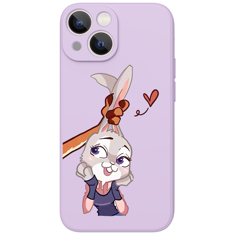 Ốp lưng JURSUE hoạt hình cặp đôi dễ thương đẹp cho iPhone 13 12 11 Pro Max SE 2020 X XR XS 8 7 ip 6S 6 Plus Y2000