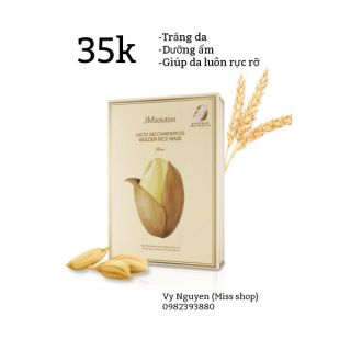 Mặt Nạ Giấy Tinh Chất Gạo JM Solution Lacto Saccharomyces Golden Rice Mask