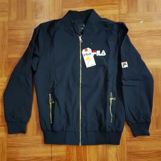 Áo khoác FILA dáng bomber thể thao ( 3 màu Xanh rêu , Đen , Xanh than )