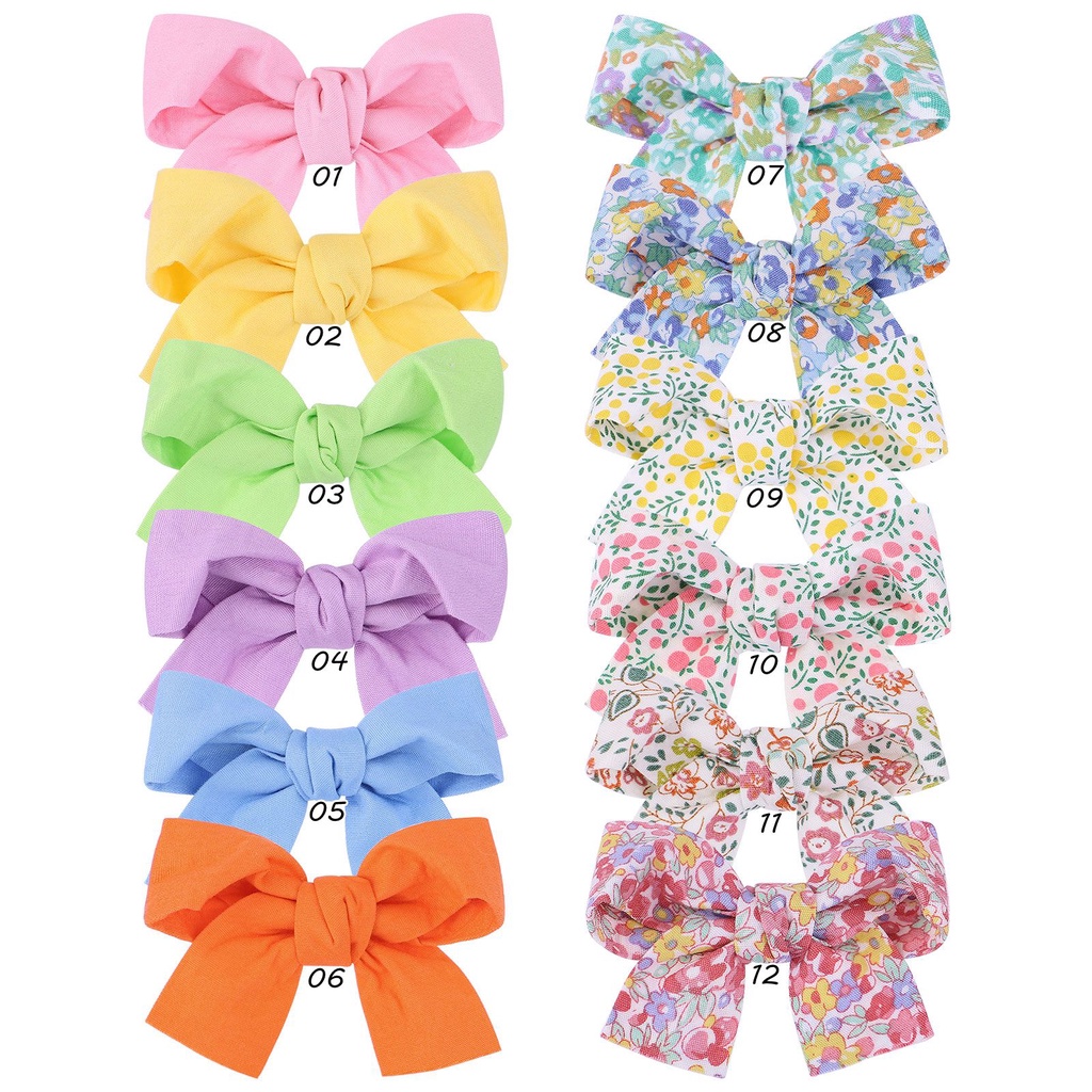 Kẹp tóc KIDSBOWS gắn nơ nhỏ phong cách thời trang cho bé gái