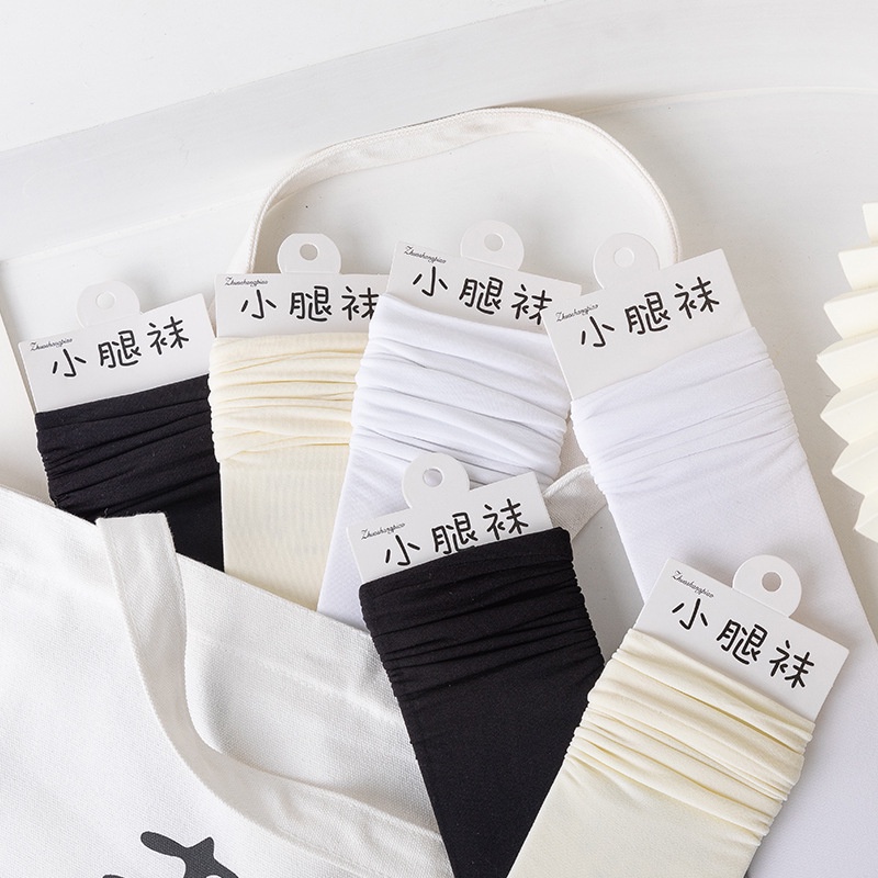 Vớ Nhung Mỏng Dài Qua Gối Màu Trơn Phong Cách Nhật Bản Thông Dụng Cho Nữ