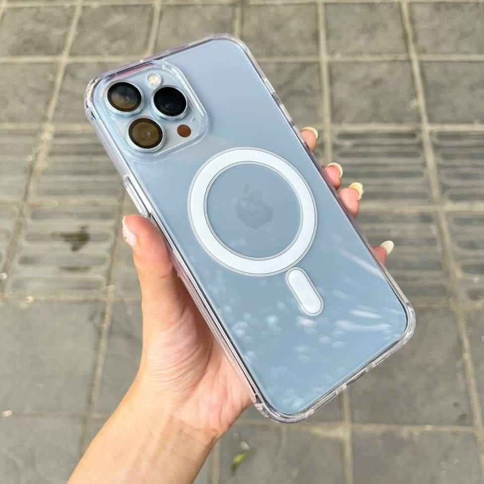 Ốp Lưng MagSafe cho Iphone 14 / iPhone13 / iPhone 12 - chính hãng X-LEVEL Trong Suốt Chống Ố Chống Sốc