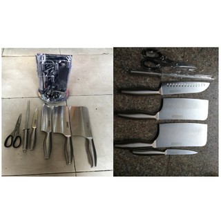 BỘ DAO LÀM BẾP NHẬT BẢN 6 MÓN- HÀNG CAO CẤP - nameow