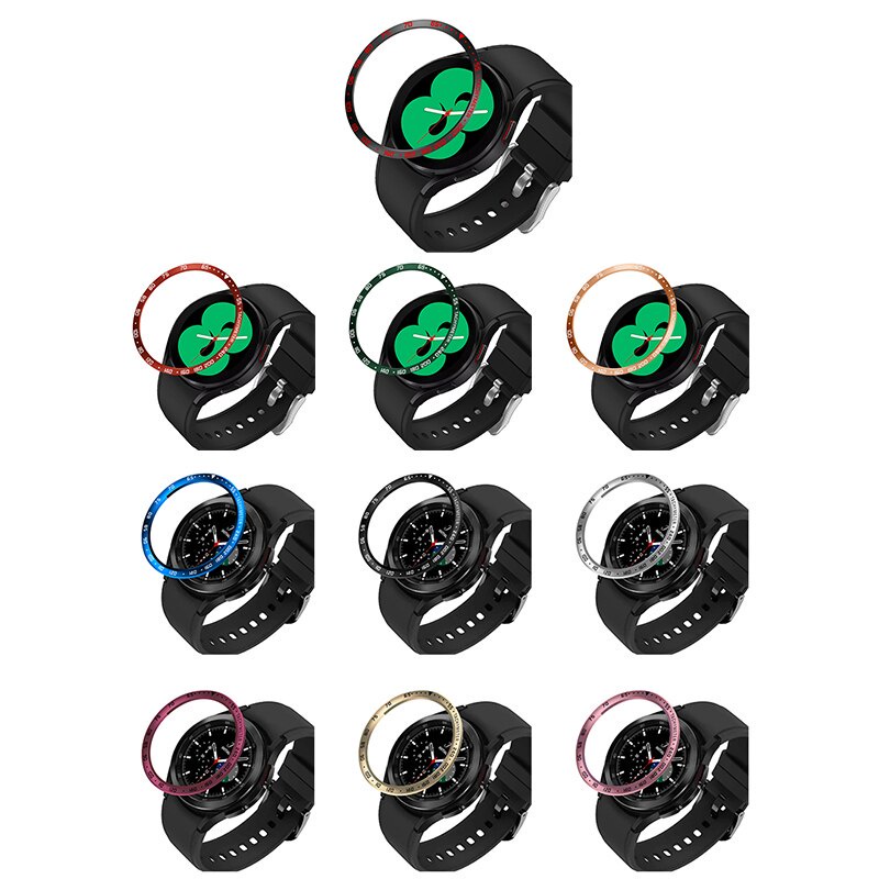 Khung bảo vệ bằng thép không gỉ thích hợp cho Samsung Galaxy Watch 4 Classic 42mm 46mm