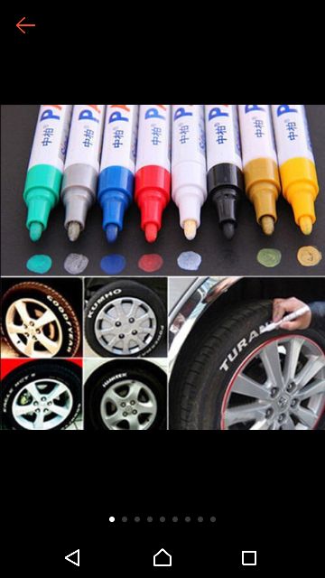 Bút sơn trang trí lốp xe