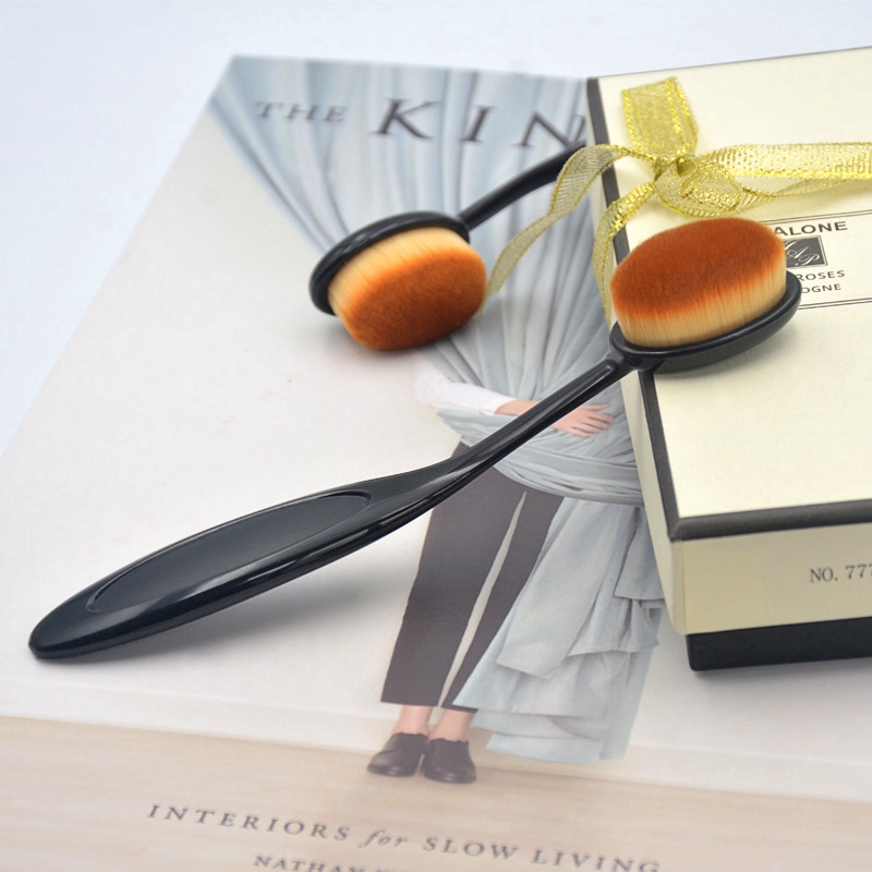 Cọ trang điểm kem nền màu đen 4 kiểu không tốn phấn có thể bẻ cong tiện lợi hợp vệ sinh