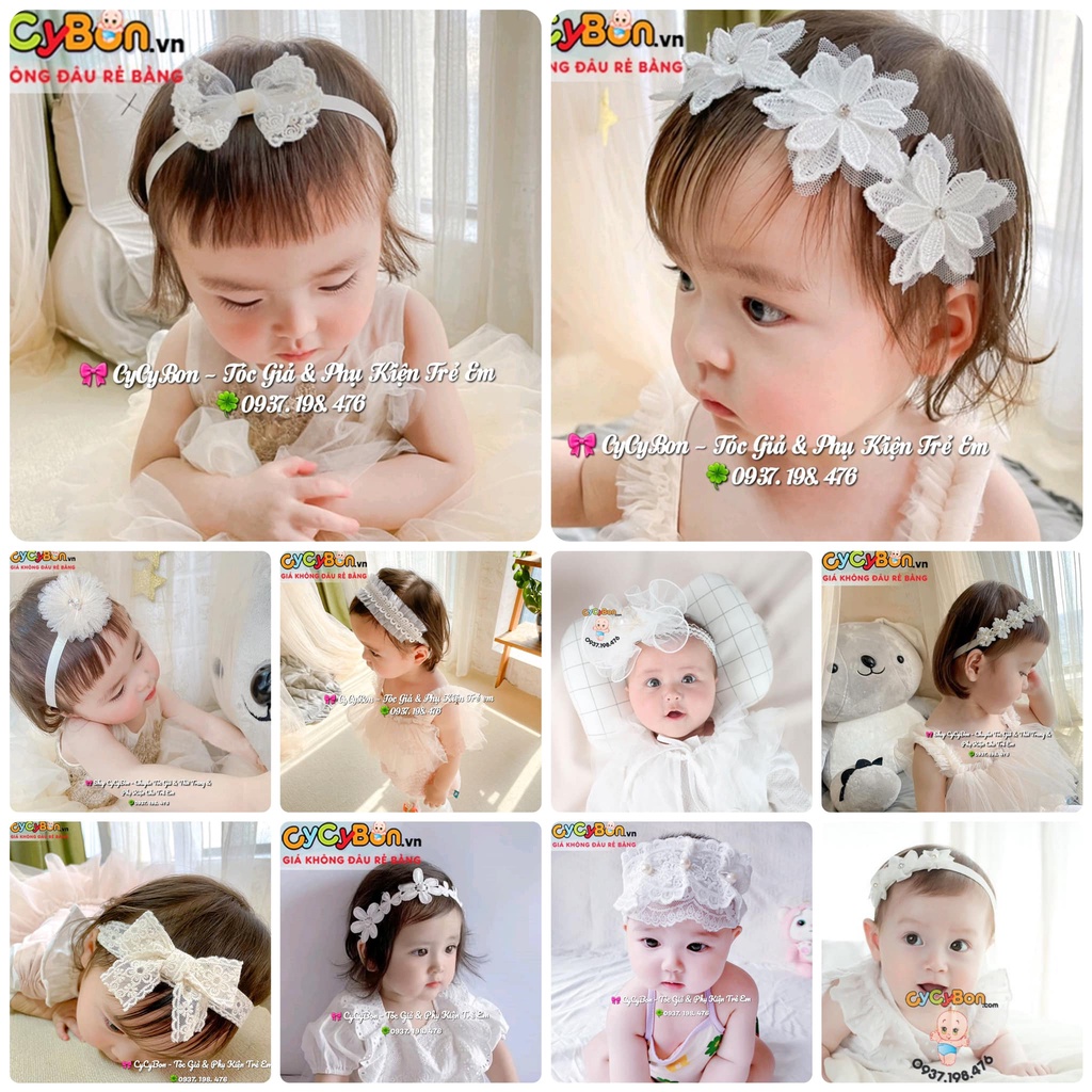 Bộ Sưu Tập Những Mẫu Băng Đô Màu Trắng Cho Mom Nào Cần Diện Cho Bé Yêu Nhà Mình