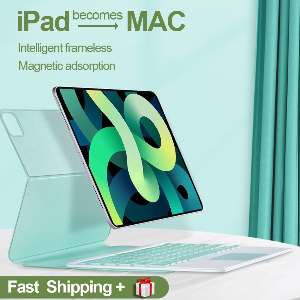 Ốp Lưng Kèm Bàn Phím Bluetooth Cảm Ứng Cho Ipad Pro 12.9 Case 2018 Ipad Pro 11 Inch Air 10.9 2020