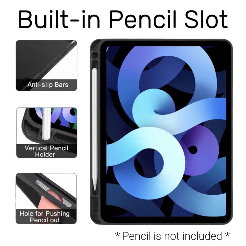 NIXXOS Bao Da Máy Tính Bảng Có Bàn Phím Từ Tính 7 Màu Kèm Ngăn Đựng Bút Cho iPad Air4 10.2 iPad Air4