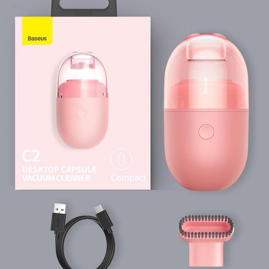 Máy Hút Bụi Mini Baseus C2 Nhỏ Gọn Vệ Sinh Bàn Phím Máy Tính | BigBuy360 - bigbuy360.vn
