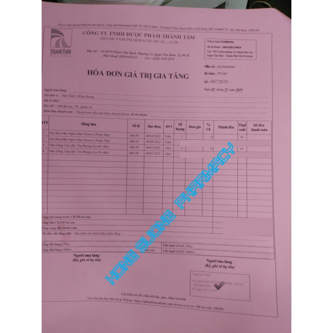 Tiêu độc Tín Phong - Thanh nhiệt, mát gan, tiêu độc
