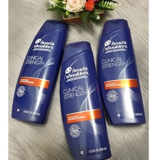 Dầu gội Head and shoulder ⚡ 𝐂𝐡í𝐧𝐡 𝐇ã𝐧𝐠 𝐌ỹ ⚡ Clinical strength 400ml
