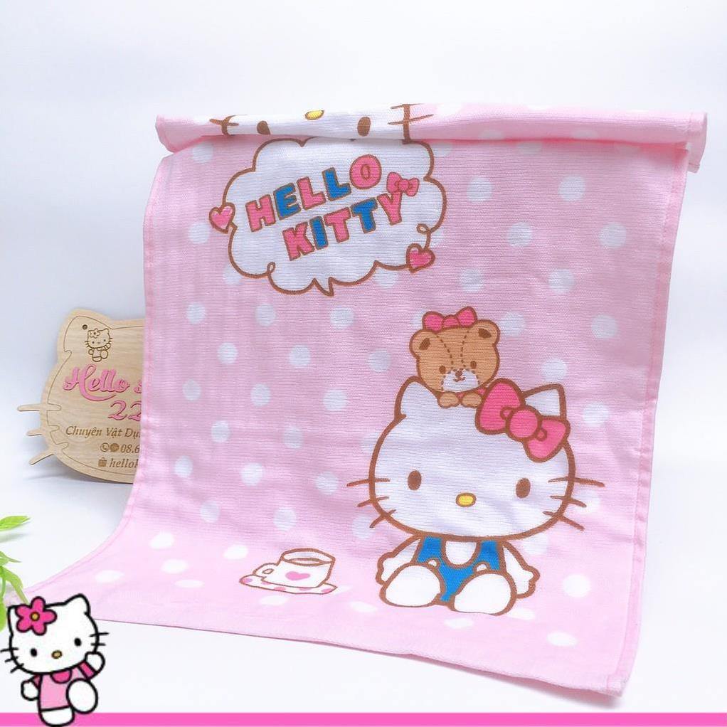 🌸🌸Khăn mặt 34*72cm Hello Kitty