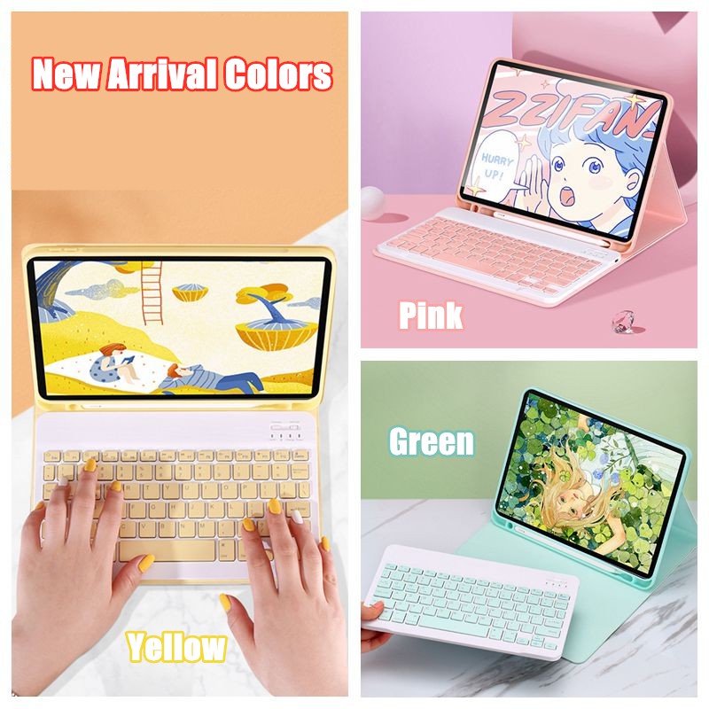 iPad Leather Cover with iPad Keyboard Pen Slot For iPad 5th 6th Gen 10.2 iPad 7th Gen Air 123 Mini 12345 iPad Pro 11 2020 Pro9.7 10.5 | BigBuy360 - bigbuy360.vn